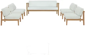 Bayport 5 Piece Outdoor Patio Teak Set Bayport 5 Piece Outdoor Patio Teak Set