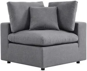 Commix Overstuffed Outdoor Patio Corner Chair Commix Overstuffed Outdoor Patio Corner Chair