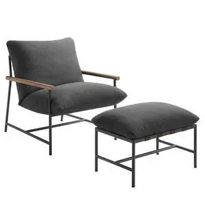 Raya Outdoor Patio Boucle Lounge Chair and Ottoman by Modway Raya Outdoor Patio Boucle Lounge Chair and Ottoman by Modway