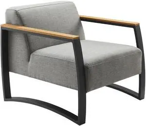 Sauve Outdoor Patio Aluminum and Fabric Armchair by Modway Sauve Outdoor Patio Aluminum and Fabric Armchair by Modway