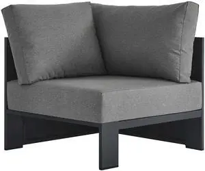 Tahoe Outdoor Patio Powder-Coated Aluminum Modular Corner Chair by Modway Tahoe Outdoor Patio Powder-Coated Aluminum Modular Corner Chair by Modway