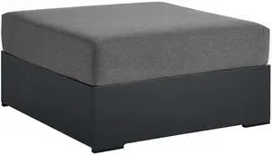 Tahoe Outdoor Patio Powder-Coated Aluminum Ottoman by Modway Tahoe Outdoor Patio Powder-Coated Aluminum Ottoman by Modway
