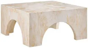 Valen Indoor - Outdoor Patio Arched Concrete Coffee Table Valen Indoor - Outdoor Patio Arched Concrete Coffee Table