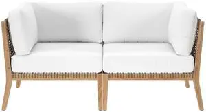 Clearwater Outdoor Patio Teak Wood Loveseat Clearwater Outdoor Patio Teak Wood Loveseat