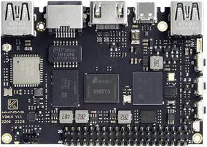 Khadas VIM1S Single Board Computer Amlogic S905Y4 2GB 16GB Support 2.4G/5G WiFi Bluetooth 5.0, Multi-Video Decoder, Streaming Media Player HD/4K/HDR, UHS-I TF Card Extension, Multi-OS TV Box