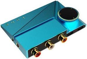 Khadas DAC amp Tone2 Pro | Desktop Digital Analog Converter -Headphone Amplifier with USB-C/USB-C(I2S) Inputs/Outputs: 3.5mm Unbalanced / 4.4mm Balanced/RCA - MQA DECODER Blue)