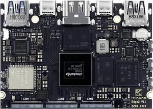 Khadas Mini ARM PC Desktop Computer RK3588S SoC 8core CPU and 4core GPU,6 Tops NPU,Small Portable Compact Desktop Computer 16GB RAM+64GB 8K HD Display&Decoder, 4K UI & Wi-Fi 6, BT 5.0