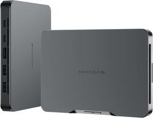 Khadas Mind 1 Mini PC, Intel Core i5-1340P 5.0GHz Micro Desktop Computer with 5.55Wh Standby Battery, 16GB LPDDR5, 512GB PCIe 4.0 SSD, WiFi 6E, BT5.3, Portable Computer for Business Home Office Gaming