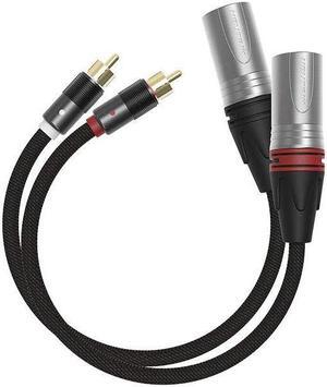 Khadas Bal-RCA to XLR-3 Adapter & Cable(0.2M)
