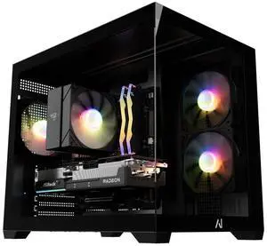 Andromeda Insights AMD Ultimate Budget Gaming PC - RX 9060 XT 16GB | Ryzen 5 9600X 3.9 GHz (5.4 GHz Turbo Boost) | 32GB DDR5 6000MHz | 1TB Gen4 SSD | 650W Gold | ARGB | Wi-Fi + BT | Win 11 Andromeda Insights AMD Ultimate Budget Gaming PC - RX 9060 XT 16GB | Ryzen 5 9600X 3.9 GHz (5.4 GHz Turbo Boost) | 32GB DDR5 6000MHz | 1TB Gen4 SSD | 650W Gold | ARGB | Wi-Fi + BT | Win 11