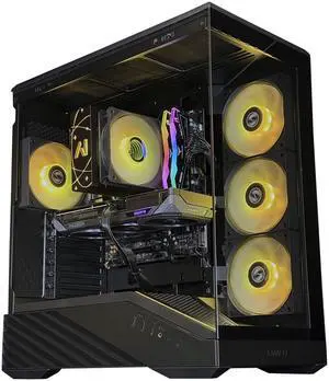 Andromeda Insights Essentials AMD Vector - RX 9060 XT | Ryzen 5 8400F | 16GB DDR5 6000MHz | 2TB Gen4 SSD | 650W Gold PSU | ARGB Fans | Wi-Fi + BT | Win 11 Home