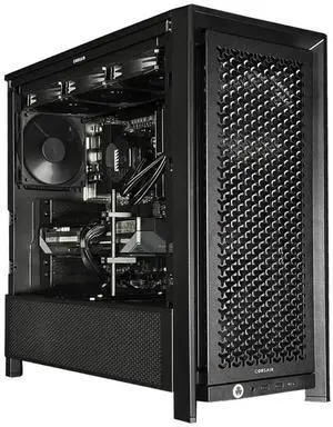 Andromeda Insights - AI Workstation Gaming PC | Radeon Pro R9700 | Ryzen 9 9950X 4.3 GHz (5.7 GHz Turbo) | 64GB DDR5 6000MHz | 4TB Gen4 SSD - Black