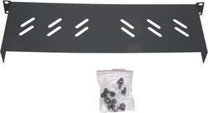 Cables Direct Online Universal 19" 1U Rack Tray, 6" Deep, No Lip, 150mm - Mount for Servers, Network Gear, and Electronics