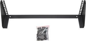 Cables Direct Online 3U 19 Vertical Wall Server Rack with Mounting Hardware  Heavy Duty Black Steel for Data Centers, Offices, and Home Use