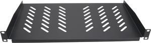 Cables Direct Online Server Shelf 1U 19" Rack Mount  Adjustable 14" to 17" for 4-Post Rack, Durable & Space-Saving Design