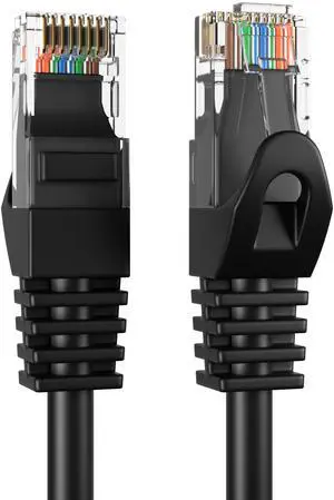 Cables Direct Online Cat6 50FT Networking RJ45 Ethernet Patch Cable Xbox \ PC \ Modem \ PS4 \ Router- (50 Feet) Black