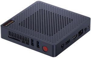 BOSGAME Fanless Mini PC,Intel Celeron N4020 4GB DDR4 RAM 64GB eMMC,Windows 10 Pro,Support HDMI&VGA,2.4/5G WiFi,BT5.0,Gigabit Ethernet for Business, Home
