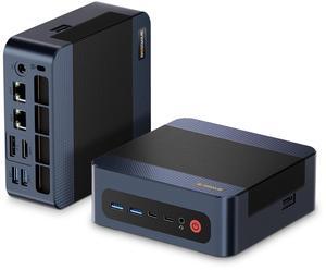 BOSGAME M4 Mini PC Desktop Computers, AMD Ryzen 7 8745HS, 32GB DDR5, 1TB PCle SSD, 4K Triple Display & USB4 & Oculink, Dual 2.5G LAN & Wi-Fi 6E & BT5.2, Compact Silent PC for Gaming, Office, Design