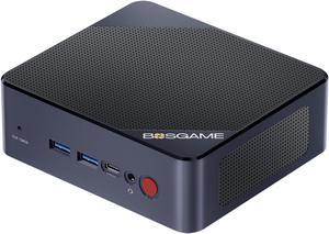 BOSGAME B100 Mini PC Intel 12th Gen N100 Preinstalled Ubuntu Linux 22.04, 16GB DDR4 RAM 512GB PCIe x1 SSD Linux Server Computers, 4K Triple Display/USB3.2/WiFi 5/2.5GbE