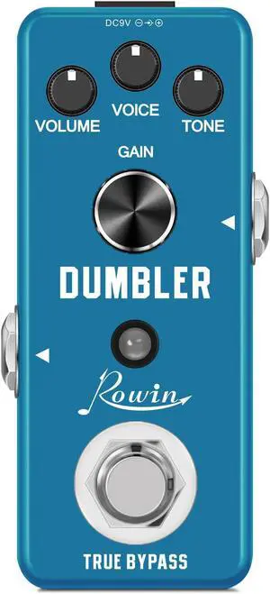 ROWIN LEF-315 Guitar Dumbler Pedal Analog Dumbler Overdrive Pedals For Electric Guitar With Medium Distortion True Bypass