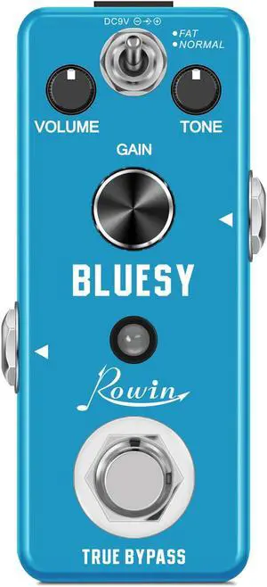 Rowin LEF-321 Bluesy Blues Overdrive Guitar Effect Pedal Aluminum Alloy Shell True Bypass Guitar Parts & Accessories