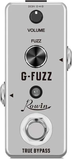 Rowin LEF-322 G-FUZZ Analog Guitar Ghost Fuzz Effect Pedal For Electric Guitar & Bass True Bypass