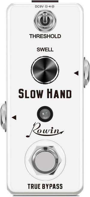 Rowin LEF-3805 Slow Hand Digital Guitar Effect Pedal Electric With Slow Gear Ture Bypass Mini Size True Bypass Full Metal Case