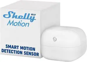 Shelly Blu Motion | Bluetooth Motion & Lux Sensor | Compatible with Google Home & Alexa | iOS & Android App |  Up to 30 Ft. Range |  Long-Lasting Battery | Home Automation