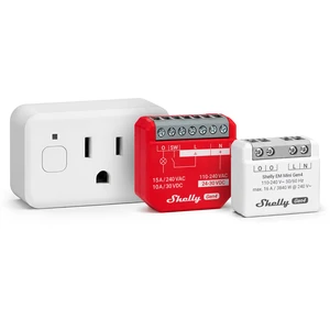 Shelly Smart Energy Starter Kit Plug US Gen4, 1PM Gen4 UL-Certified & EM Mini Gen4, Matter, Wi-Fi, Zigbee, Bluetooth, Energy Monitoring & Home Automation Shelly Smart Energy Starter Kit Plug US Gen4, 1PM Gen4 UL-Certified & EM Mini Gen4, Matter, Wi-Fi, Zigbee, Bluetooth, Energy Monitoring & Home Automation