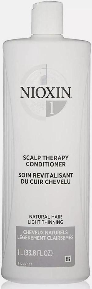 Nioxin System 1 Therapy Conditioner For Natural Hair with Light Thinning, Various Sizes(Packaging May Vary)-33.8 oz