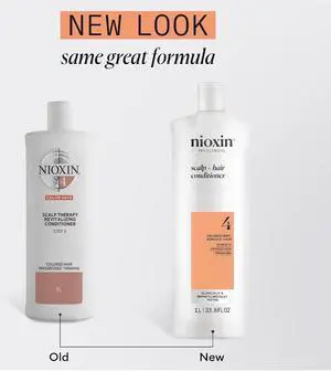 Nioxin System 4 Scalp + Hair Conditioner for Damaged Hair with Progressed Thinning 33.8 oz
