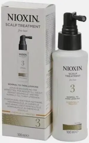 Nioxin System 3 Scalp Hair Thickening Treatment- Serum for Damaged Hair with Light Thinning, 3.38 oz (Packaging May Vary)