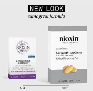 Nioxin Density Defend Hair Growth Supplements - For Hair Growth and Thickness, 30 Tablets,