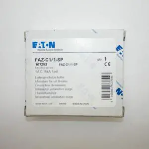 Eaton FAZ-C1/1-SP 1A 1P FAZ Series Miniature Circuit Breaker