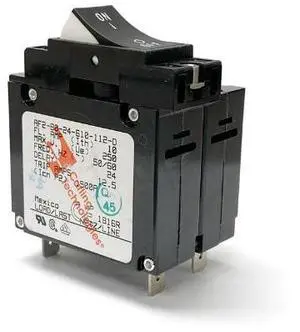 Carling Tech Panel Mount Circuit Breaker 277VAC 80VDC AF2-B0-24-610-112-D
