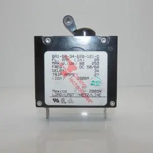 Carling Technologies 20A 1 Pole Circuit Breaker BA1-B0-34-620-121-D