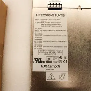 TDK-Lambda HFE2500-S1U-TB 1U Power Shelf for HFE2500 Series Rack Mount TB TDK-Lambda HFE2500-S1U-TB 1U Power Shelf for HFE2500 Series Rack Mount TB