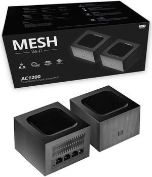 NDUP Wireless Router 1200Mbps Gigabit Speed 2.4G & 5G Dual Band with Built-in Firewall and High-Performance Antennas