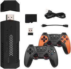 NDUP X2 Wireless Retro Game Console Set, Smoothly Connected via 4K HDMI, with 40,000 Built-in Classic Games, 40 + Emulators, and Dual Wireless Controllers for Plug & Play 128GB