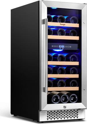 Yeego 85L Wine Cooler  Contemporary Wine Refrigerator with Precise Compressor Cooling and Temperature Control for Ideal Wine Preservation