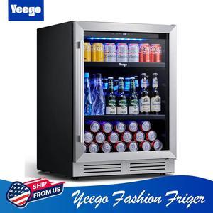 Yeego 145L Beverage Cooler - 34-54°F Precision Cooling & Stainless Steel Design
Whisper-Quiet Operation | 140-Can Capacity & Auto Defrost for Home/Bar/Kitchen