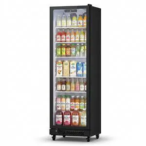 Yeego Commercial Beverage Refrigerator, 12.2 Cu.Ft Double Tempered Glass Door Drinks Cooler Merchandiser Display Fridge with Adjustable Shelves, Auto-Defrost, 32-50°F for Store Restaurant Bar Office Yeego Commercial Beverage Refrigerator, 12.2 Cu.Ft Double Tempered Glass Door Drinks Cooler Merchandiser Display Fridge with Adjustable Shelves, Auto-Defrost, 32-50°F for Store Restaurant Bar Office