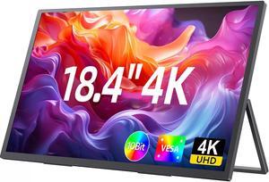 EVICIV 18.4" 4K Portable Monitor Screen 100% sRGB Extended Screen VESA For Laptop Computer PC