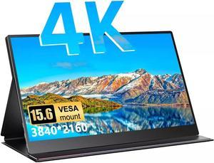 EVICIV 4K Portable Monitor, 15.6'' UHD IPS 3840 x 2160 USB C Monitor USB C/Type-C/HDMI USA For Laptop Macbook Game Xbox PS