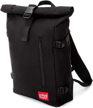 MANHATTAN PORTAGE APEX LAPTOP BACKPACK (MD), ACCOMODATES 15" LAPTOP, ADJUSTABLE STRAPS LAPTOP BACKPACK, COMPUTER BAG FOR MEN & WOMEN, BLACK.