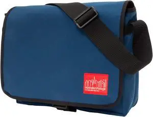 Manhattan Portage Deluxe Computer Bag, 13 In Laptop Bag, Laptop Messenger Bag for Men & Women. Adjustable Straps Laptop Bag, Navy