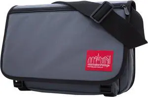 Manhattan Portage Europa 13 Inches Laptop Messenger bag, 13" Laptop Messenger bag with compartments, 13-inch Laptop Messenger Bag with adjustable straps, Grey
