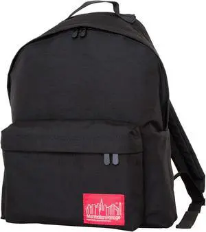 MANHATTAN PORTAGE BIG APPLE BACKPACK (MD), LAPTOPB BAG WITH ADJUSTABLE STRAPS., BLACK