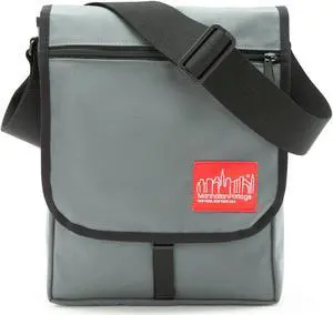 Manhattan Portage Crossbody Manhattan Bag with Adjustable Strap, Manhattan Messenger Bag for Men & Women, Grey.