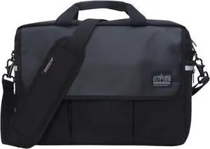 Manhattan Portage Webb Convertible Laptop Briefcase, 15 inches Laptop Briefcase, 15" Laptop Messenger Bag with adjustable straps, 15" Laptop Briefcase, Laptop Briefcase bag for 15 " Laptop, Black.